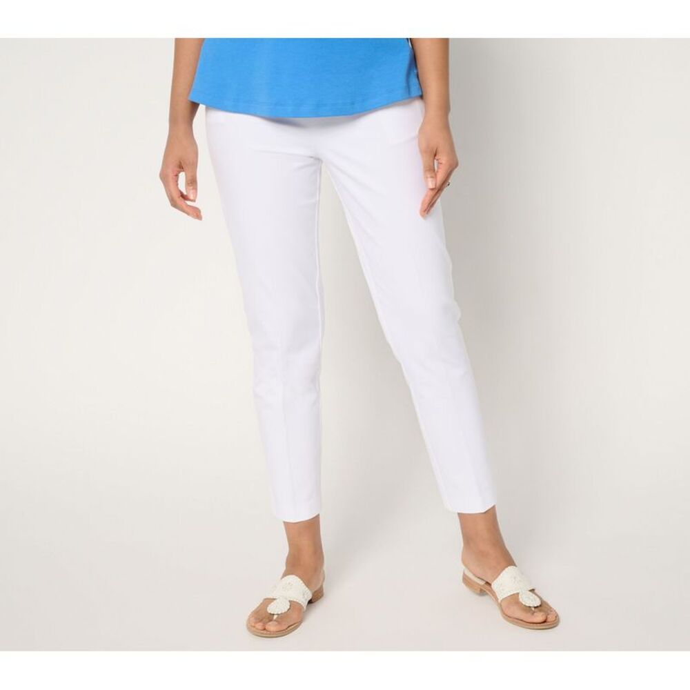 SUNNYLiFE Women's Petite Pants 14P Icon Ankle White A692859